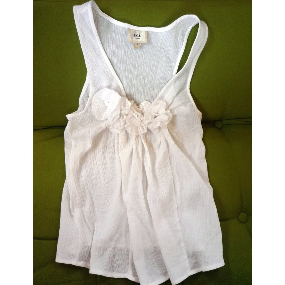 ECI New York Women's Sleeveless Top Size S